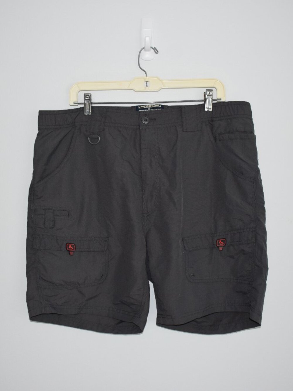 Dk Gray Hook and Tackle Cargo shorts sz 38